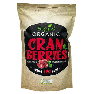 Elgin Organic Frozen Organic Cranberries 1kg